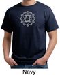 Mens Yoga Organic T-shirt Anahata Heart Chakra Tee Shirt