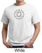 Mens Yoga Organic T-shirt Anahata Heart Chakra Tee Shirt