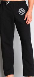 Mens Yoga Pants - OM Symbol Meditation Martial Arts Pants