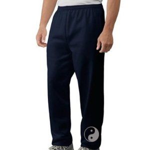 Mens Yoga Pants - Yin Yang Martial Arts - Ankle Print
