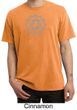Mens Yoga Pigment Dyed T-shirt Anahata Heart Chakra Tee Shirt