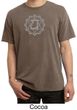 Mens Yoga Pigment Dyed T-shirt Anahata Heart Chakra Tee Shirt