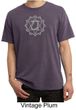 Mens Yoga Pigment Dyed T-shirt Anahata Heart Chakra Tee Shirt