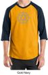 Mens Yoga Raglan Shirt Anahata Heart Chakra Shirt