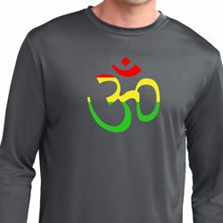 Mens Yoga Rasta Aum Dry Wicking Long Sleeve Mens Yoga Rasta Aum Dry Wicking Long Sleeve