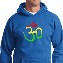Mens Yoga Rasta Aum Hoodie Mens Yoga Rasta Aum Hoodie