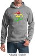 Mens Yoga Rasta Aum Hoodie