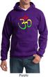 Mens Yoga Rasta Aum Hoodie