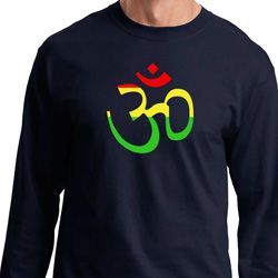 Mens Yoga Rasta Aum Long Sleeve Mens Yoga Rasta Aum Long Sleeve