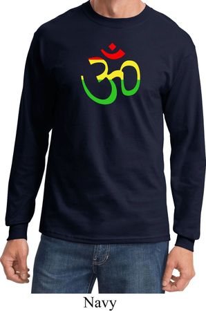 Mens Yoga Rasta Aum Long Sleeve