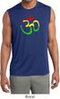 Mens Yoga Rasta Aum Moisture Wicking Sleeveless Shirt