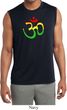 Mens Yoga Rasta Aum Moisture Wicking Sleeveless Shirt
