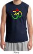 Mens Yoga Rasta Aum Muscle Shirt