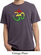 Mens Yoga Rasta Aum Pigment Dyed T-shirt