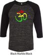 Mens Yoga Rasta Aum Raglan Shirt