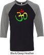 Mens Yoga Rasta Aum Raglan Shirt