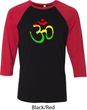 Mens Yoga Rasta Aum Raglan Shirt