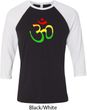 Mens Yoga Rasta Aum Raglan Shirt