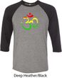 Mens Yoga Rasta Aum Raglan Shirt