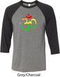 Mens Yoga Rasta Aum Raglan Shirt