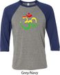 Mens Yoga Rasta Aum Raglan Shirt