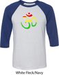 Mens Yoga Rasta Aum Raglan Shirt