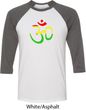 Mens Yoga Rasta Aum Raglan Shirt