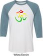 Mens Yoga Rasta Aum Raglan Shirt