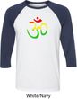 Mens Yoga Rasta Aum Raglan Shirt