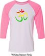 Mens Yoga Rasta Aum Raglan Shirt