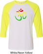 Mens Yoga Rasta Aum Raglan Shirt