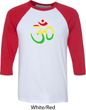 Mens Yoga Rasta Aum Raglan Shirt