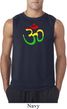Mens Yoga Rasta Aum Sleeveless Shirt