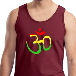 Mens Yoga Rasta Aum Tank Top Mens Yoga Rasta Aum Tank Top