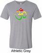Mens Yoga Rasta Aum Tri Blend Shirt