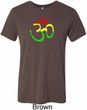 Mens Yoga Rasta Aum Tri Blend Shirt