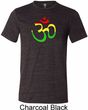 Mens Yoga Rasta Aum Tri Blend Shirt