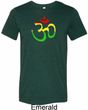 Mens Yoga Rasta Aum Tri Blend Shirt