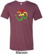 Mens Yoga Rasta Aum Tri Blend Shirt