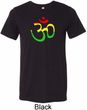 Mens Yoga Rasta Aum Tri Blend Shirt