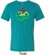 Mens Yoga Rasta Aum Tri Blend Shirt