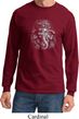 Mens Yoga Shirt 3D Ganesha Darks Long Sleeve Tee T-Shirt
