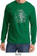 Mens Yoga Shirt 3D Ganesha Darks Long Sleeve Tee T-Shirt