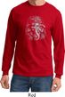 Mens Yoga Shirt 3D Ganesha Darks Long Sleeve Tee T-Shirt