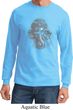 Mens Yoga Shirt 3D Ganesha Lights Long Sleeve Tee T-Shirt