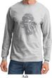 Mens Yoga Shirt 3D Ganesha Lights Long Sleeve Tee T-Shirt