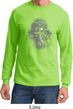 Mens Yoga Shirt 3D Ganesha Lights Long Sleeve Tee T-Shirt
