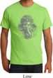 Mens Yoga Shirt 3D Ganesha Lights Organic Tee T-Shirt