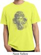 Mens Yoga Shirt 3D Ganesha Lights Pigment Dyed Tee T-Shirt