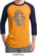 Mens Yoga Shirt 3D Ganesha Lights Raglan Tee T-Shirt
